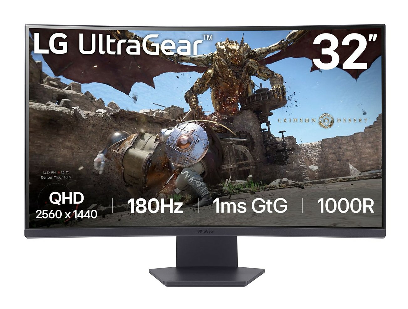 EAN 8806096090657 - LG 32GS60QC-B pantalla para PC 80 cm (31.5") 2560 x 1440 Pixeles Quad HD LCD Negro imagen 1