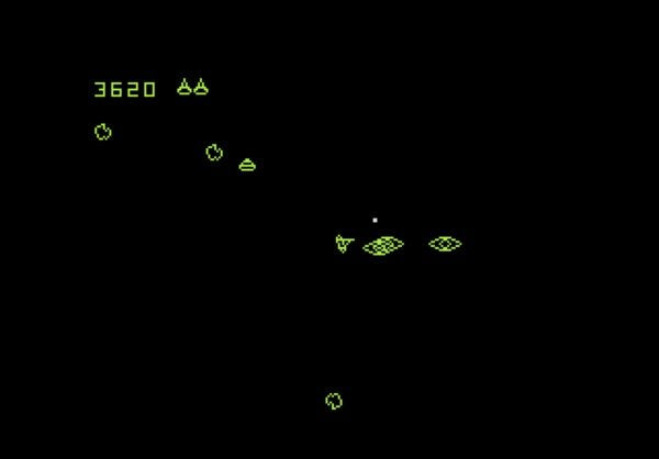 Juego Asteroids Deluxe Retro