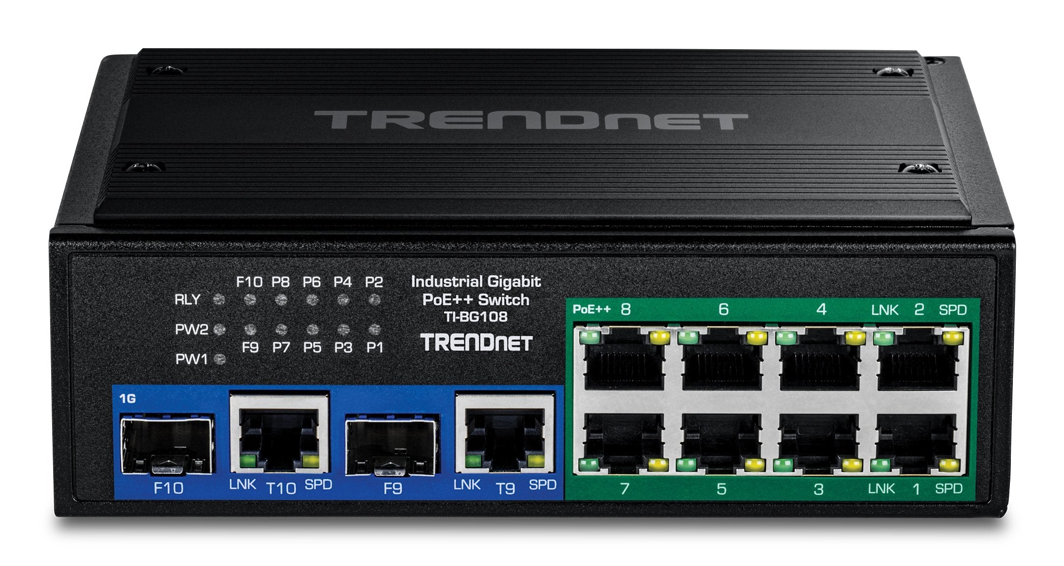 EAN 0710931162943 - Trendnet TI-BG108 switch Gigabit Ethernet (10/100/1000) Energía sobre Ethernet (PoE) Negro imagen 4