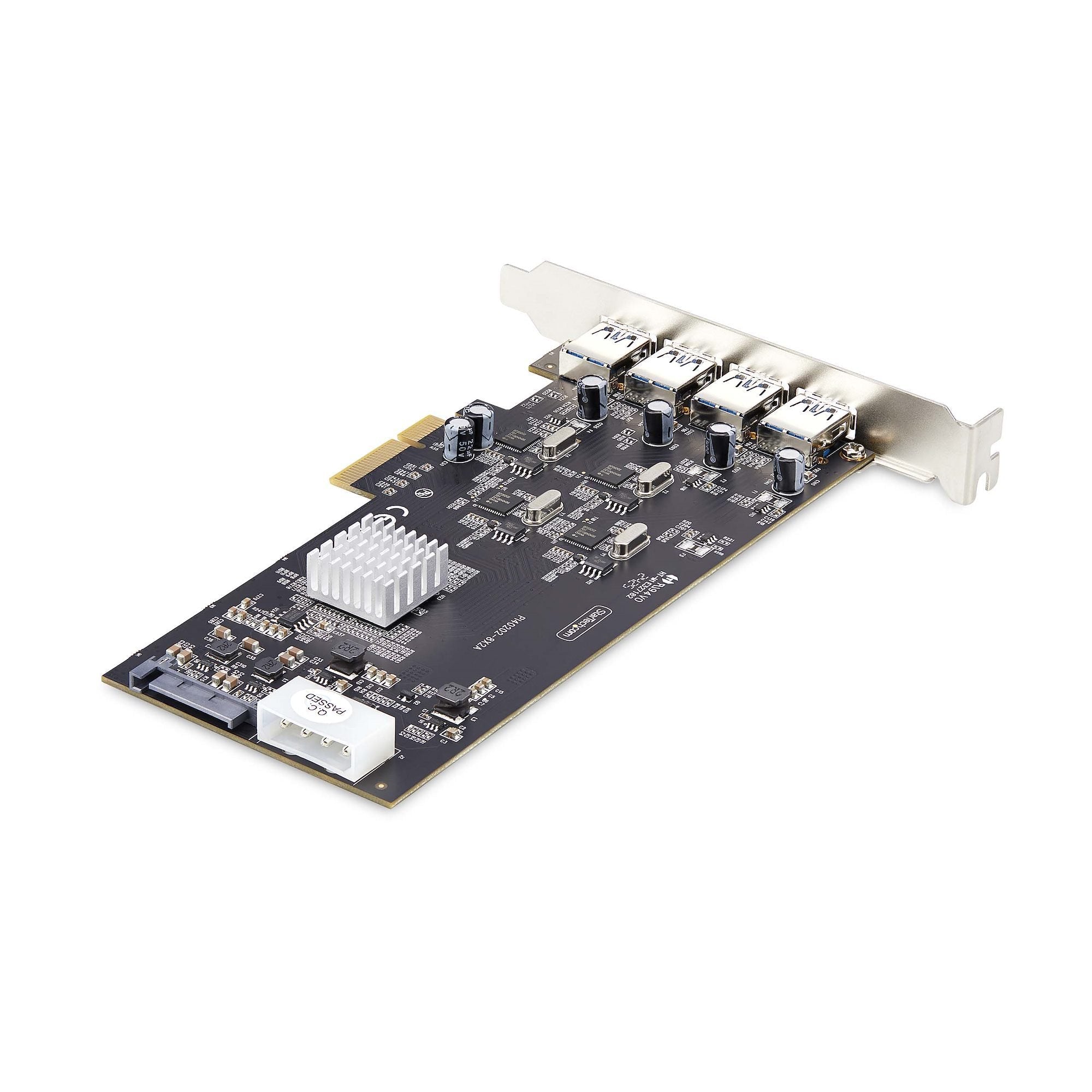 Startech.Com 4-Port Usb-A Pcie Card, Usb 3.2 5gbps, 4x Usb Controllers - Usb-Adaptador - Pcie 2.0 X4 - Usb 3.2 Gen 1 X 4