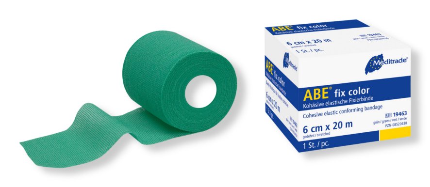 Meditrade® Abe® Fix Color Fixierbinde 6 Cm X 20 M