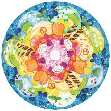 Ravensburger Puzzle Circle Of Colors Ice Cream 17348