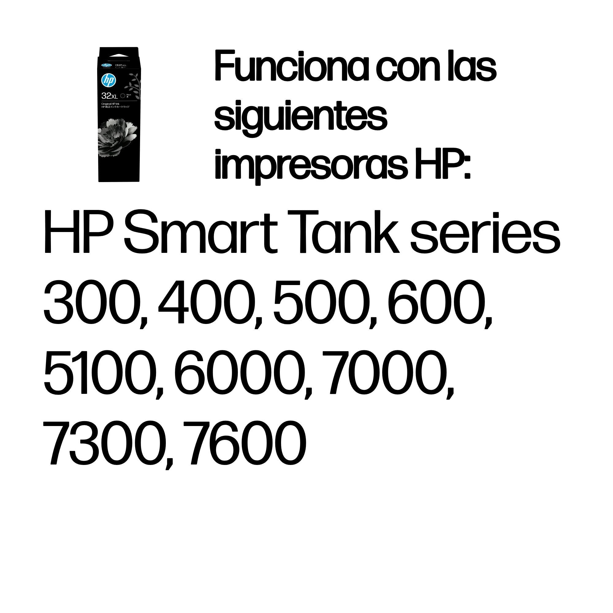 EAN 0192545270687 - HP 32XL 135ml Black Original Bottled Ink Crtg for Smart Tank Plus andPremium Series Printers imagen 2