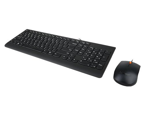 Lenovo 300 Teclado Ratón Incluido Universal Usb Qwerty Inglés De Ee. Uu. Negro