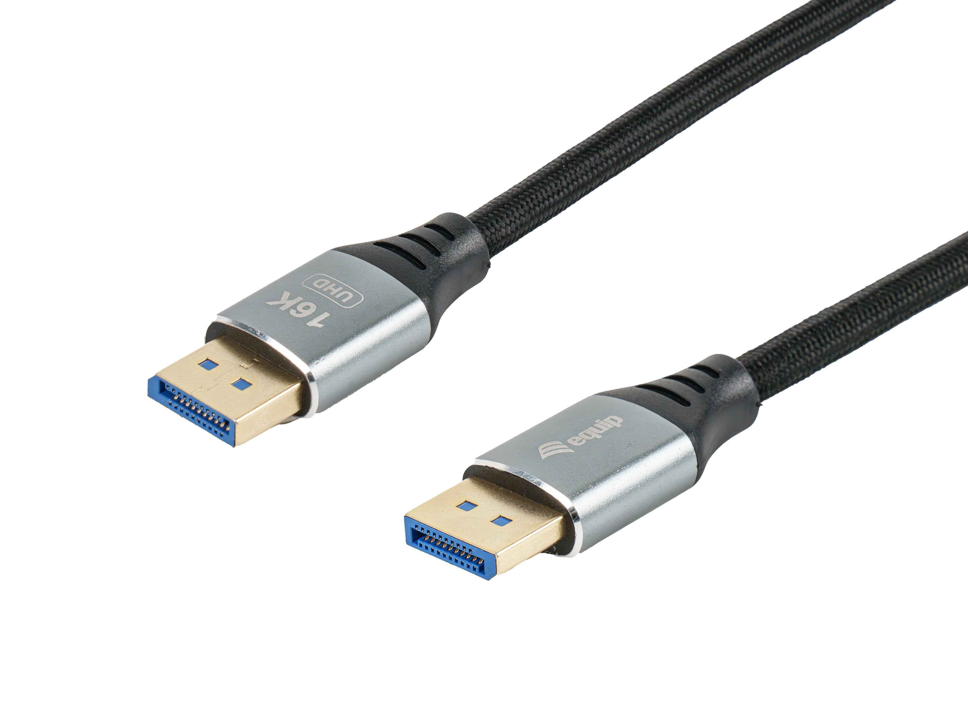 Equip Displayport 2.1 M M 1.00m16k 60hz Komp.Hdcp Alum. Gr
