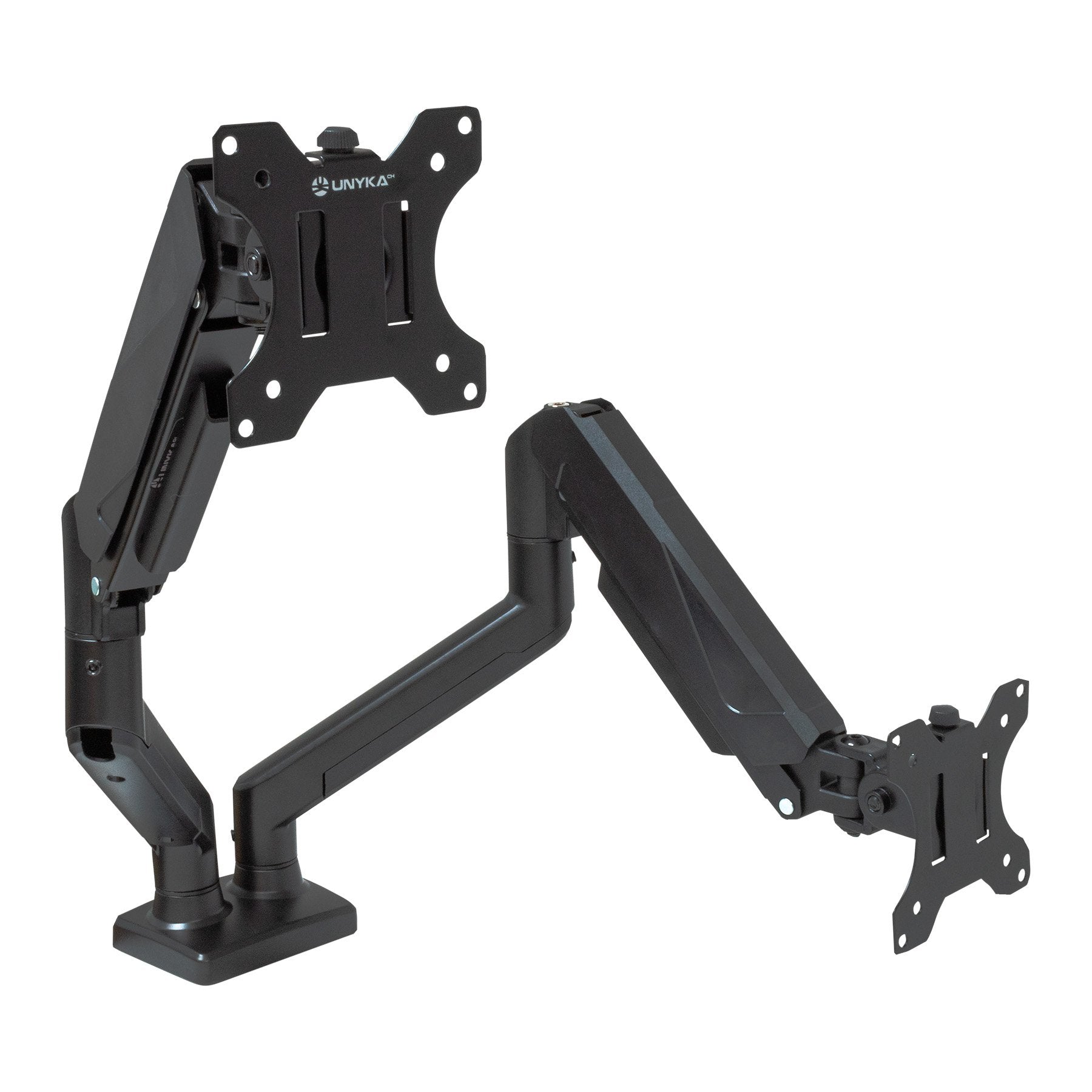 Unykach Uk1479 Soporte De Mesa Con Brazo Articulado Para 2 Monitores De 13"-32" - Giratorio, Resorte De Gas - Gestion