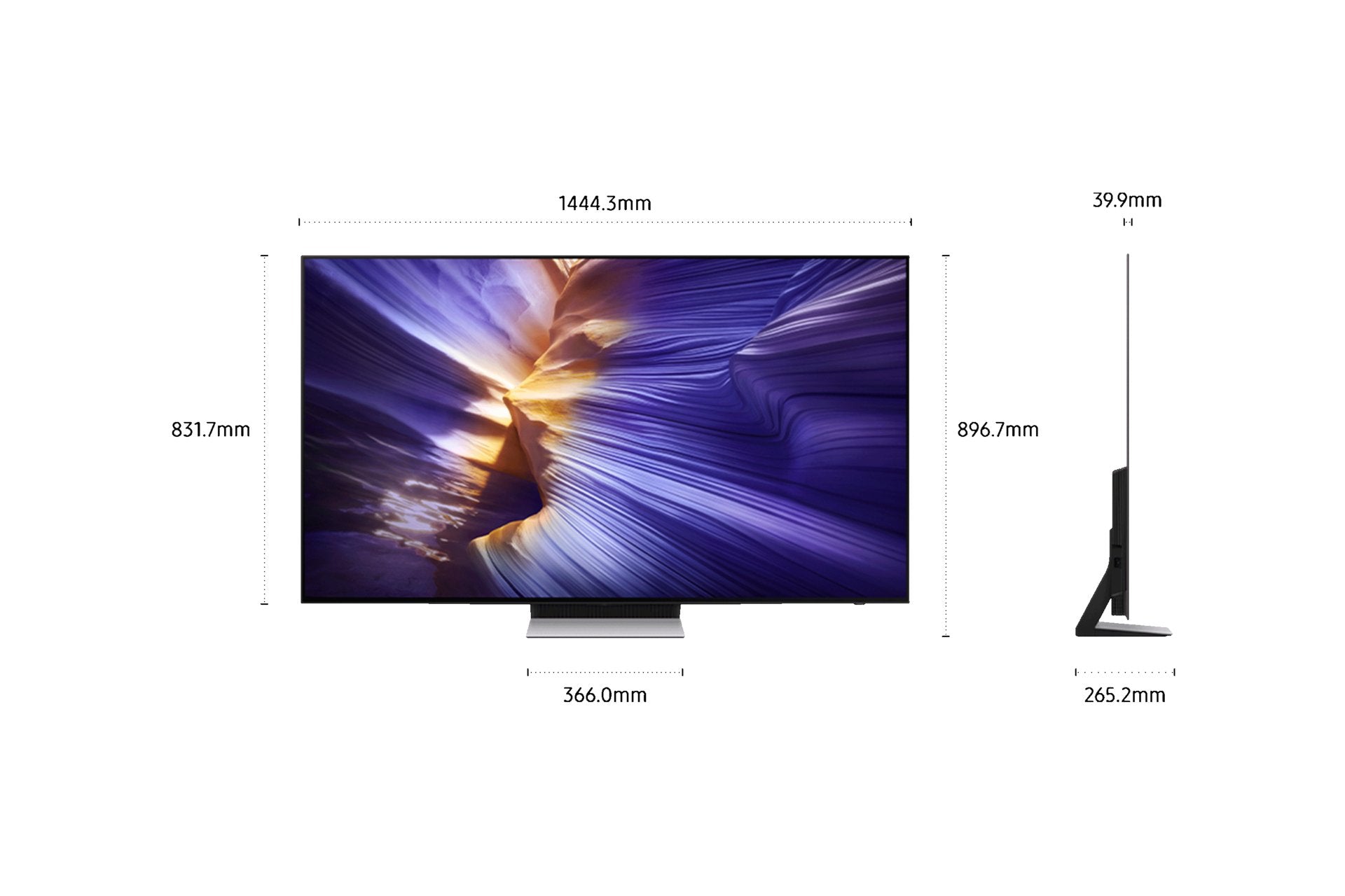 Samsung Tq65s90fat 65" 4k Ultra Hd Oled Smart Tv Negro