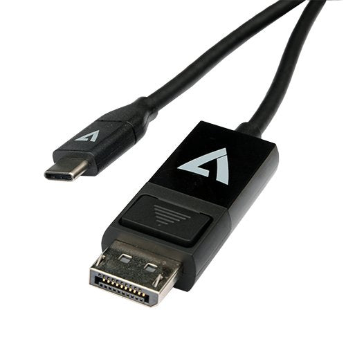 EAN 0662919111637 - V7 V7UCDP-2M cambiador de género para cable USB Type-C 3.2 Gen 1 DisplayPort Negro imagen 1