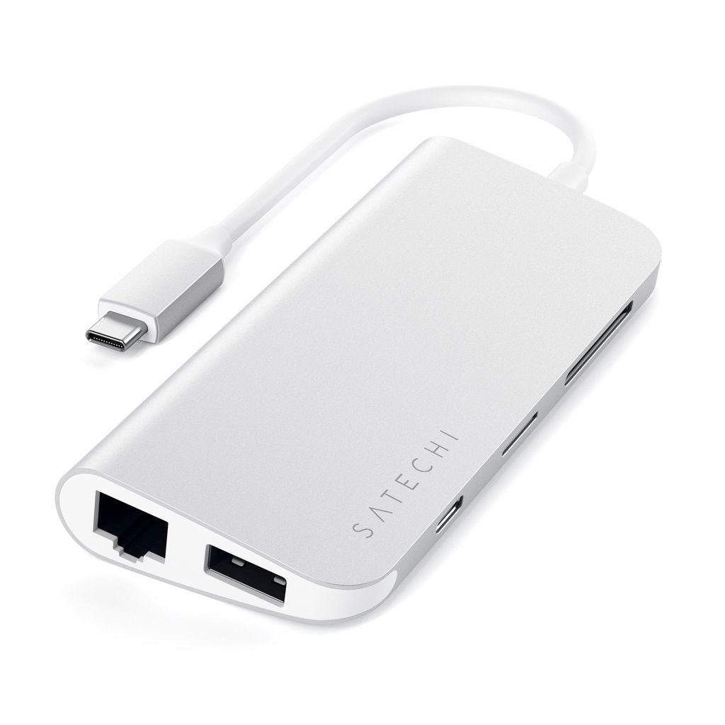 EAN 0879961007300 - Satechi ST-TCMM8PAS base para portátil y replicador de puertos Alámbrico USB 3.2 Gen 1 (3.1 Gen 1) Type-C imagen 2