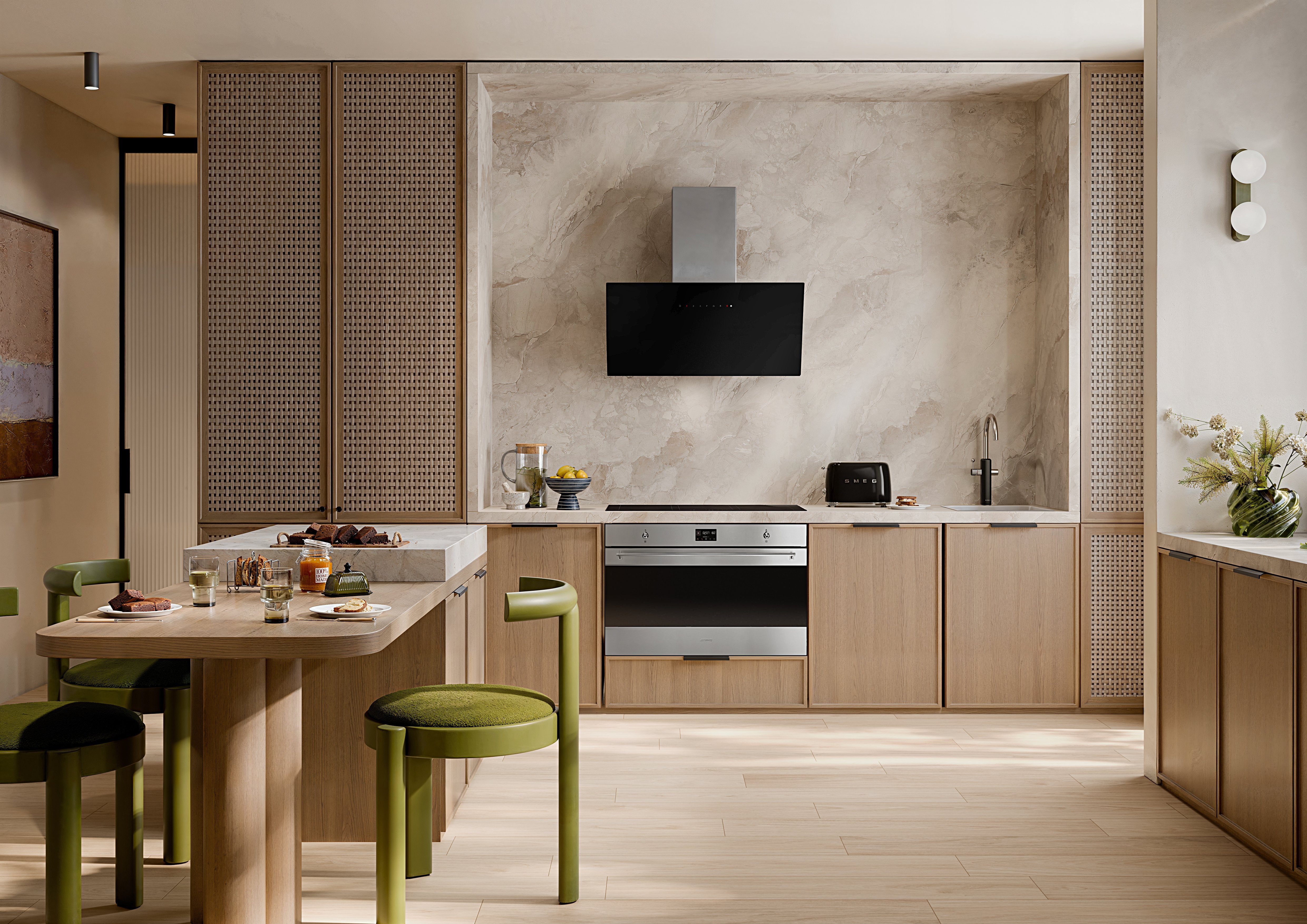 EAN 8017709187002 - Smeg TSF01BLEU tostadora 6 2 rebanada(s) 950 W Negro imagen 7