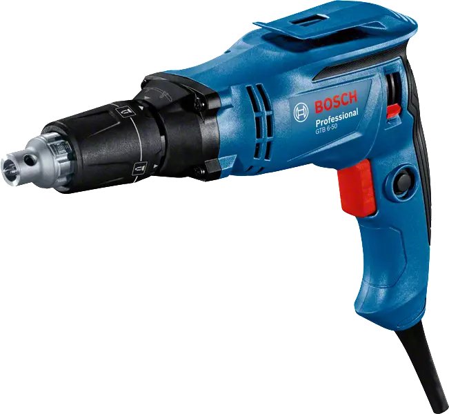 Destornillador Bosch Professional Para Paneles De Yeso Gtb 6-50 Professional Azul/Negro, 650 W, En Maletín En Forma De L 06014a2002