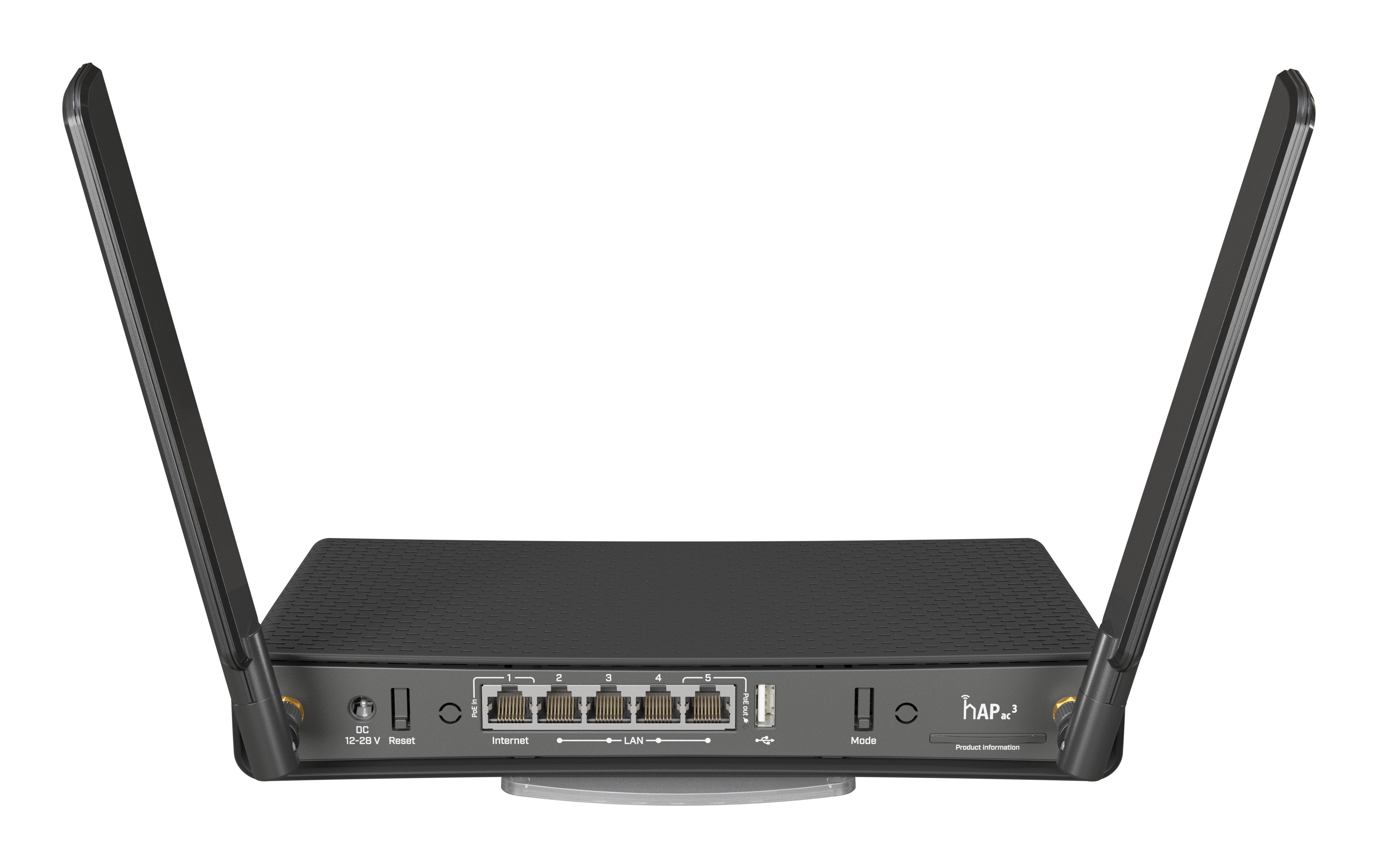 EAN 4752224006981 - Mikrotik hAP ac³ router inalámbrico Gigabit Ethernet Doble banda (2,4 GHz / 5 GHz) Negro imagen 1