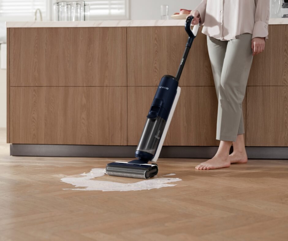 EAN 6974950105358 - Tineco Floor One S6 Flashdry Pet Aspiradora escoba Batería Seca y húmeda HEPA Sin bolsa Negro, Azul oscur imagen 5