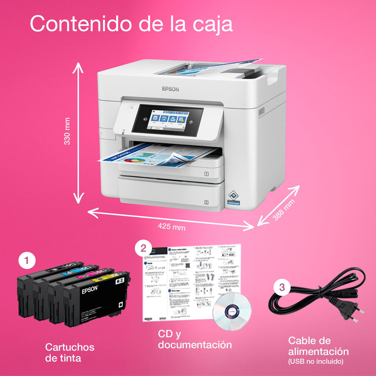 EAN 8715946701554 - Epson WorkForce Pro WF-C4810DTWF Inyección de tinta A4 4800 x 2400 DPI 36 ppm Wifi imagen 8