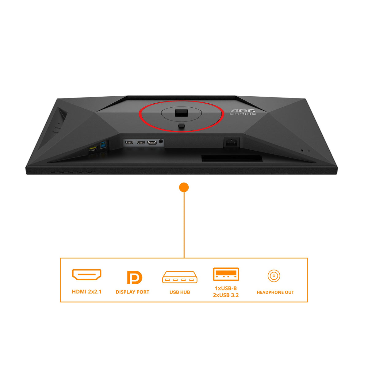 EAN 4038986182713 - AOC G4 Q27G4SRU pantalla para PC 68,6 cm (27") 2560 x 1440 Pixeles Quad HD LED Negro, Rojo imagen 4