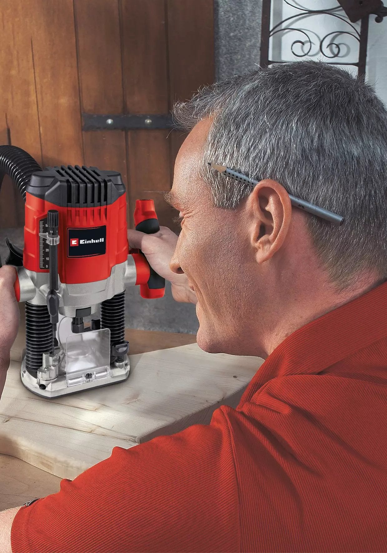 EAN 4006825580143 - Einhell TC-RO 1155 E Negro, Rojo 30000 RPM 1100 W imagen 3