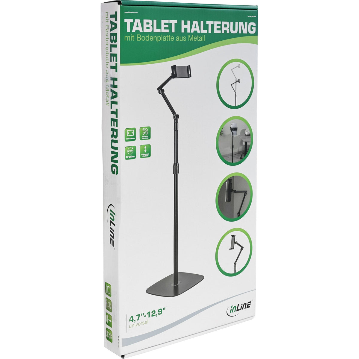 Soporte Inline 55725s Pasivo Tablet/Umpc Negro
