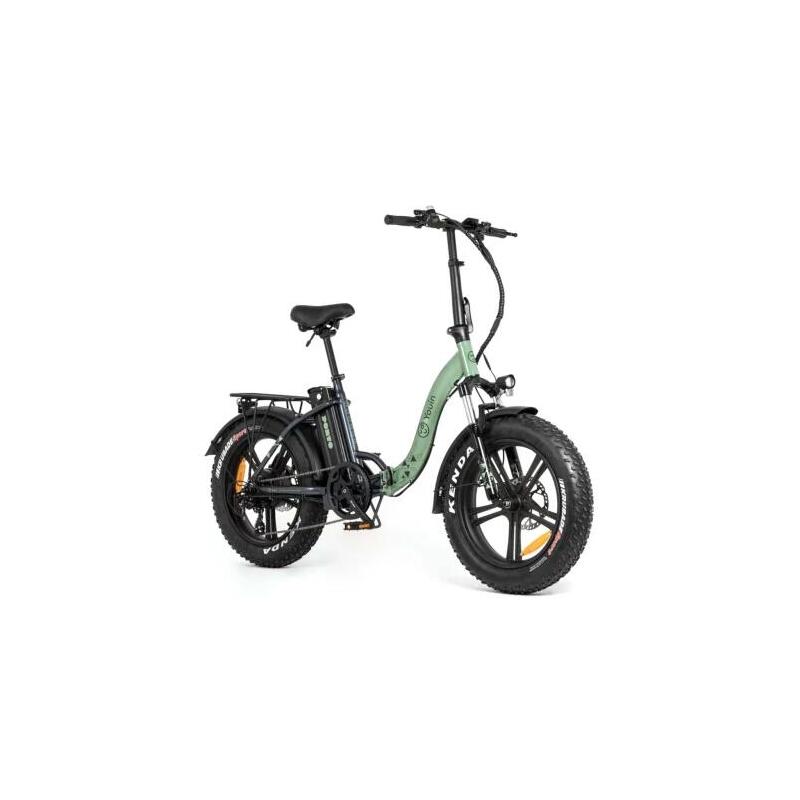 Ebike Porto Ii - Urban - Fat 20 X 4 -F.Hidraulico - Bat.Extraible - Verde