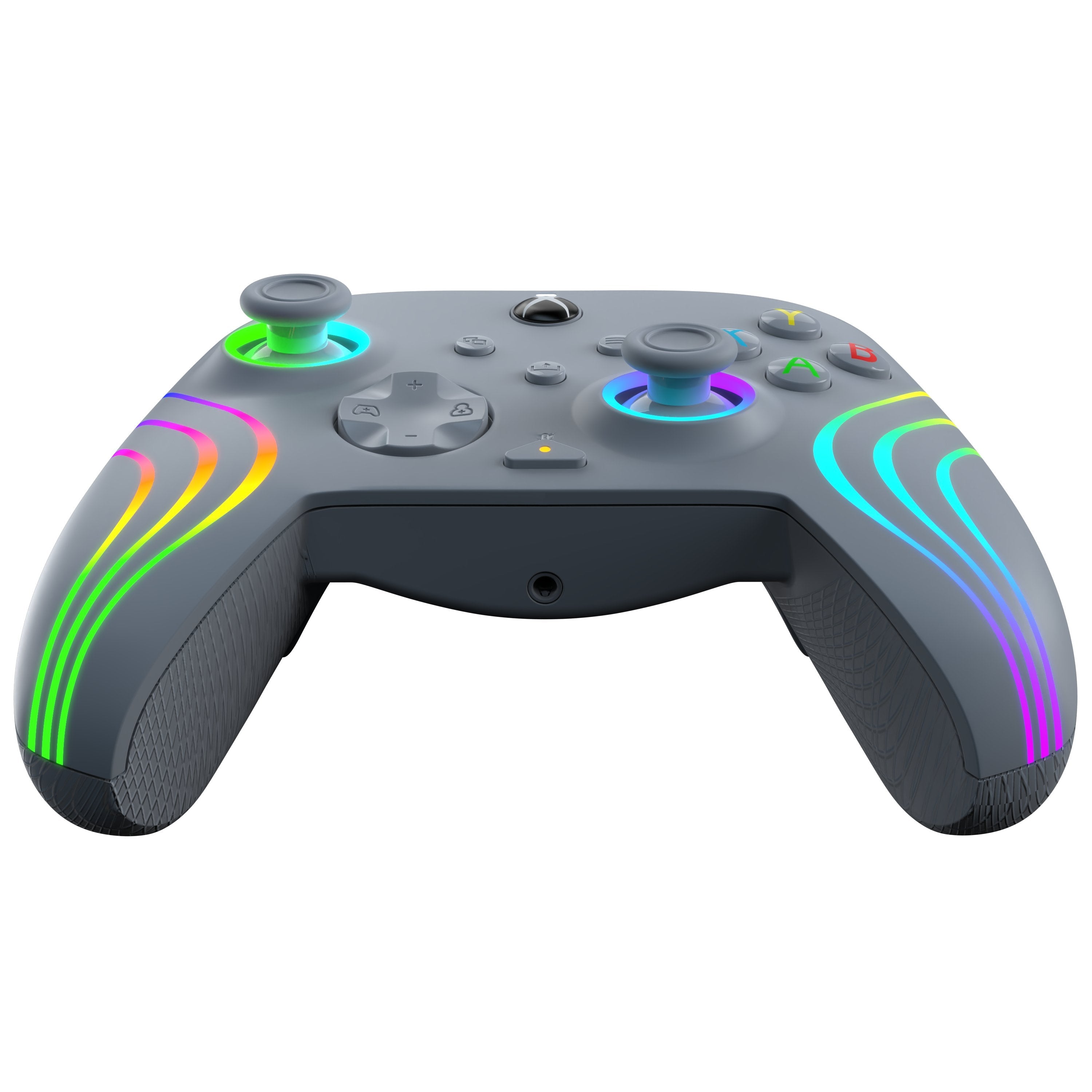 Mando Pdp Afterglow Wave Alámbrico, Gamepad (Gris, Para Xbox Y Pc)