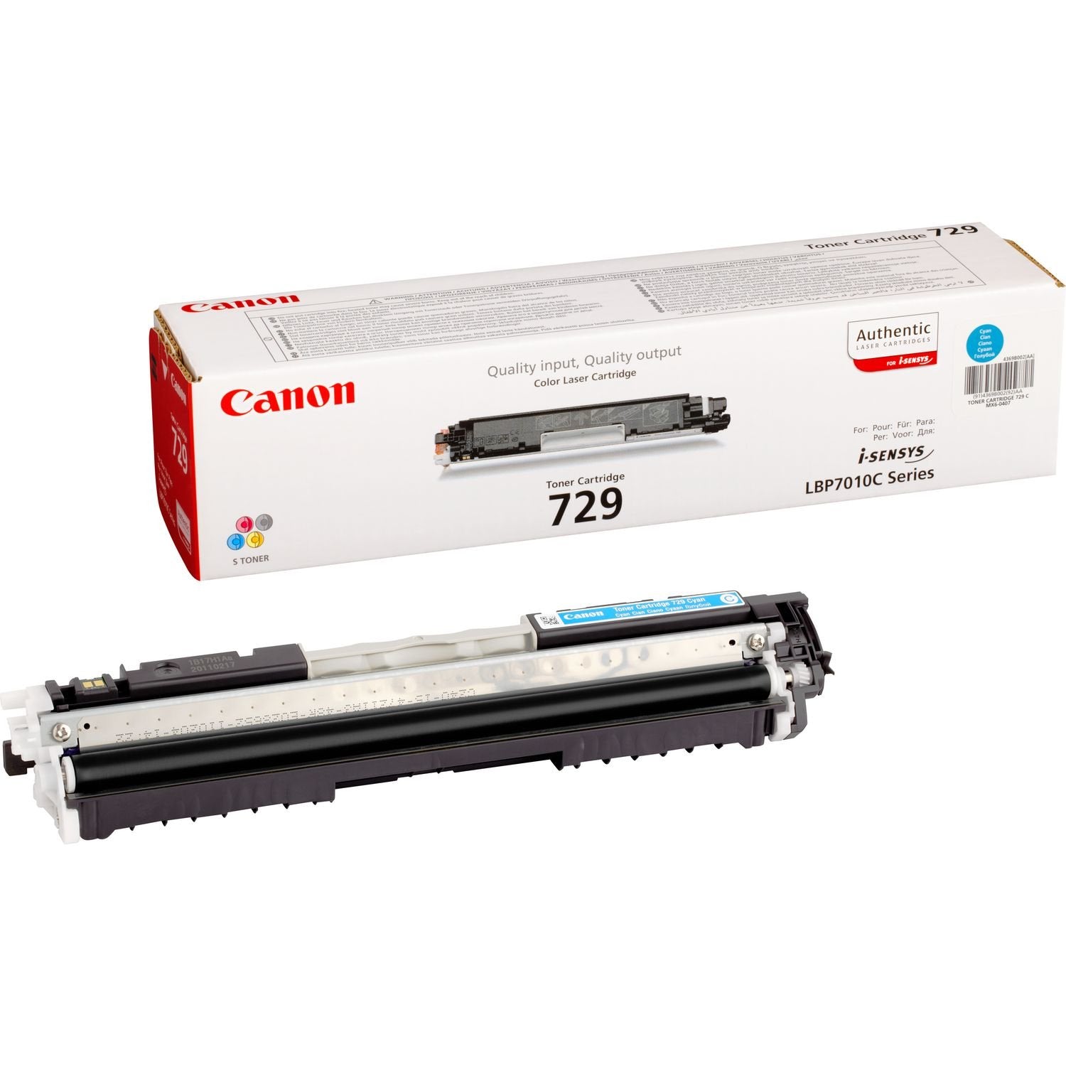 EAN 4960999684321 - Canon CRG-729 C cartucho de tóner 1 pieza(s) Original Cian imagen 1