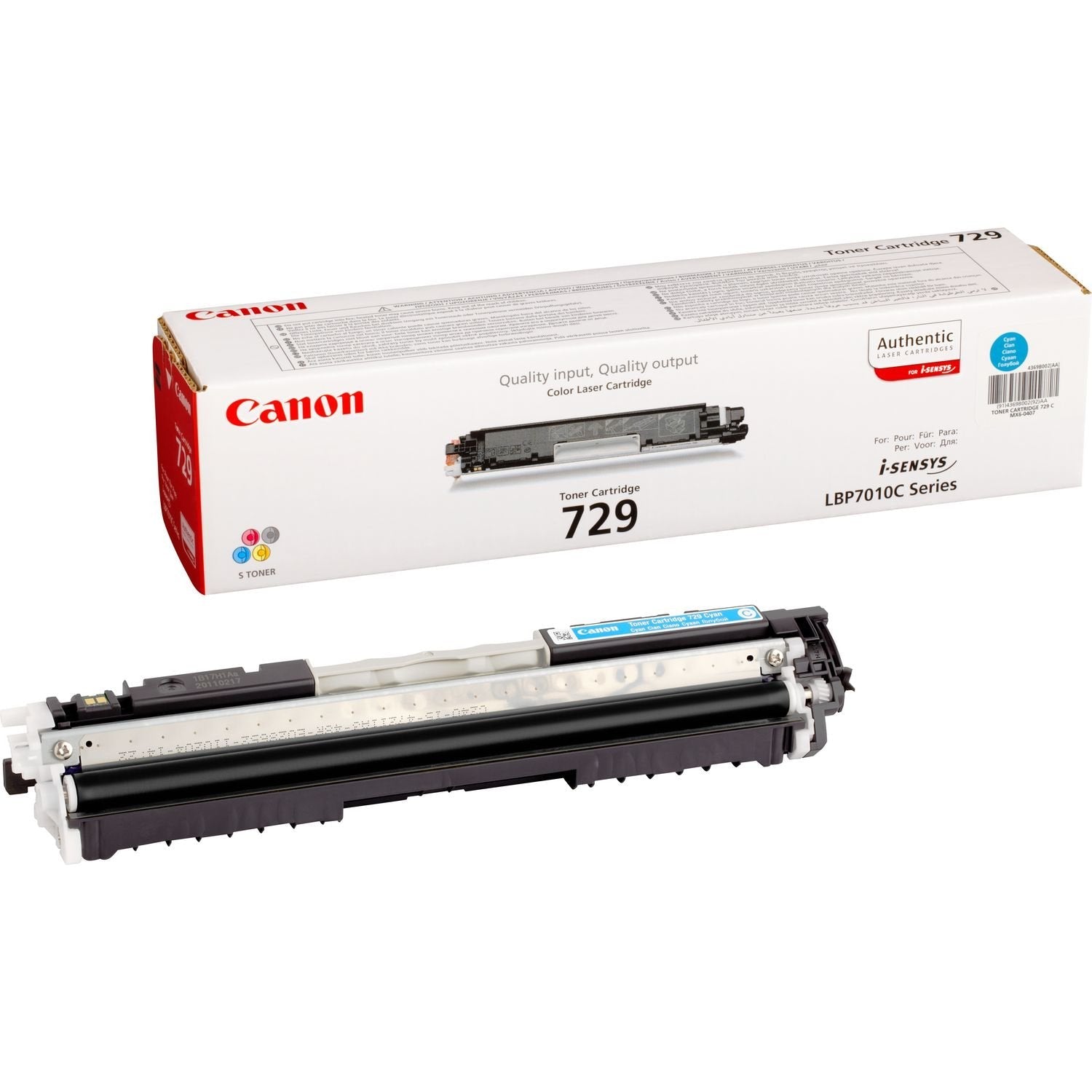 EAN 4960999684321 - Canon CRG-729 C cartucho de tóner 1 pieza(s) Original Cian imagen 1