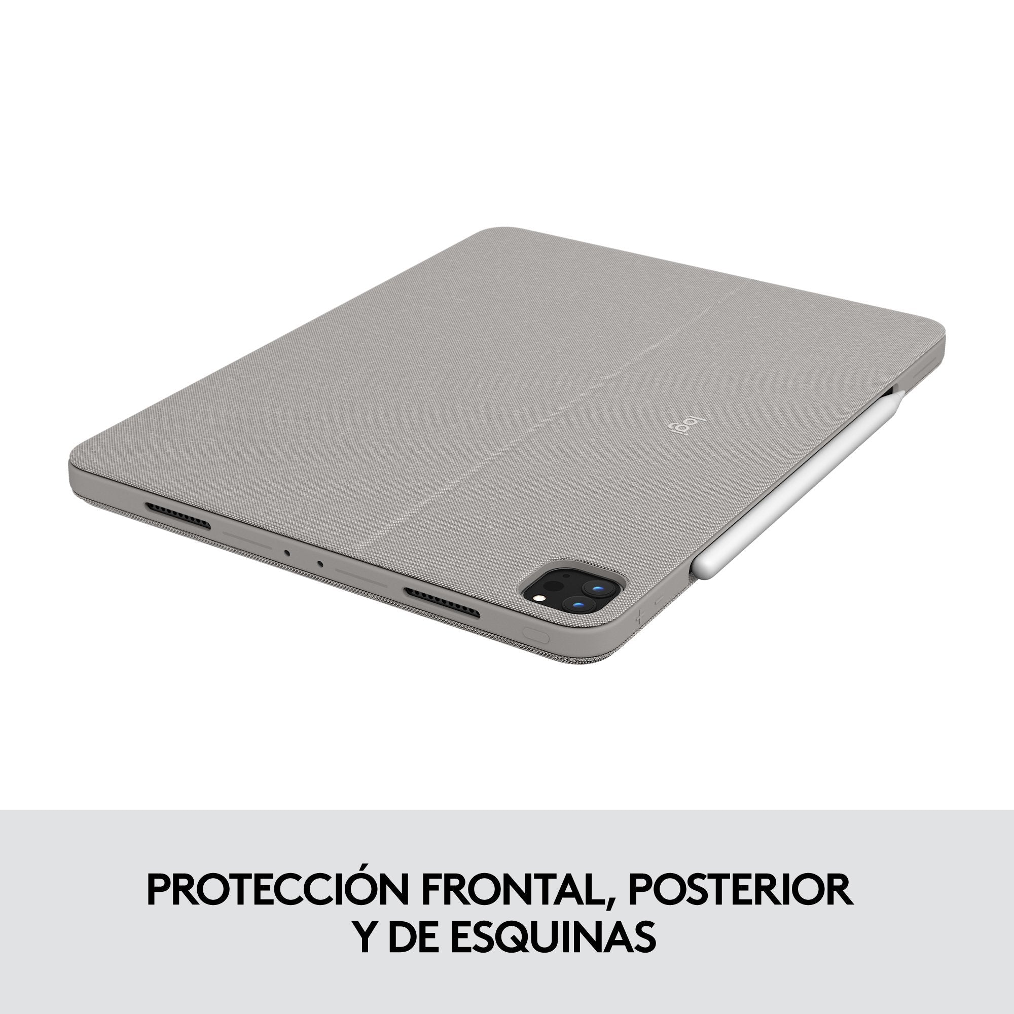 Logitech Combo Touch Funda Con Teclado (Esp) Para Ipad Pro 11 Pulgadas (1a, 2a, 3a Gen - 2018, 2020, 2021), Teclado Retroiluminado Extraíble, Trackpad