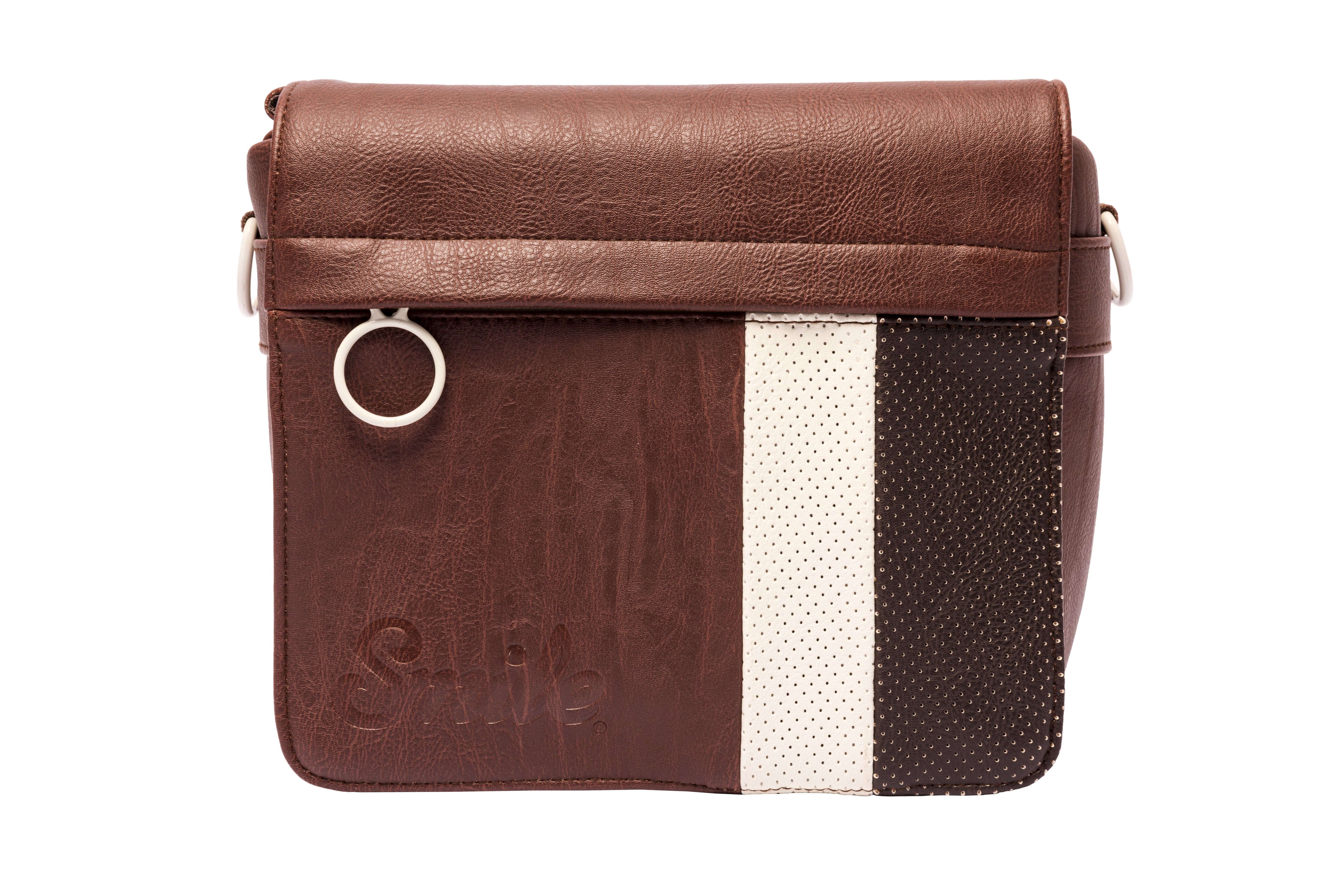 EAN 8420738165352 - Smile 111653540199 estuche para cámara fotográfica Bandolera Marrón, Blanco imagen 5