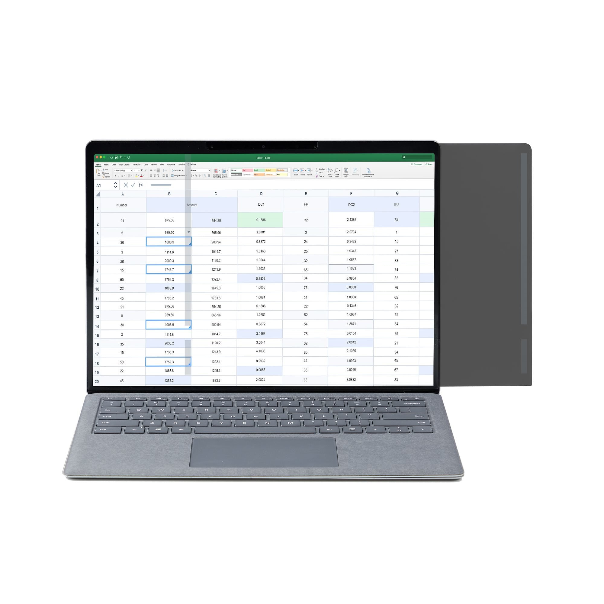 EAN 0065030900447 - StarTech.com 135S-PRIVACY-SCREEN filtro para monitor 34,3 cm (13.5") Portátil Filtro de privacidad para p imagen 4