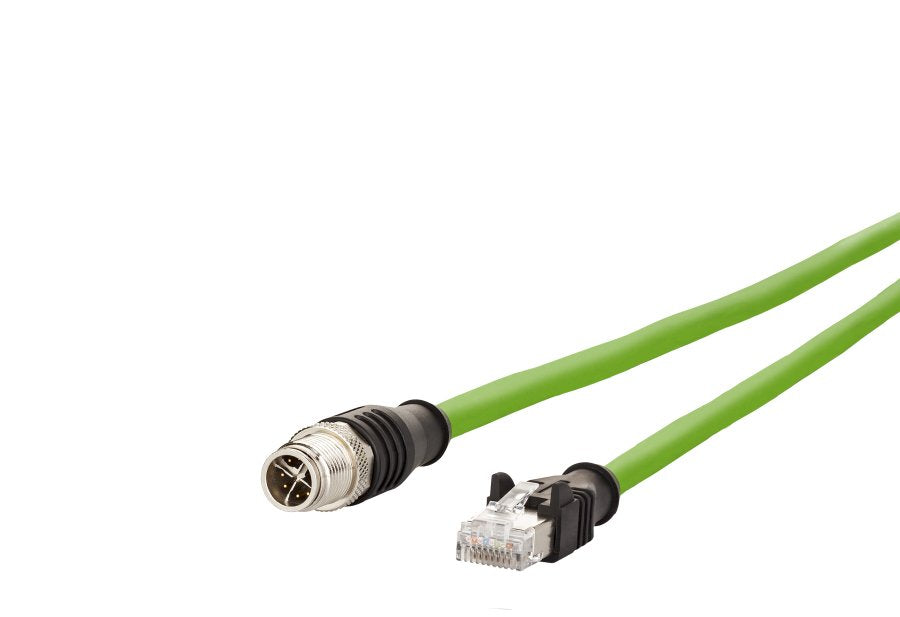Metz Connect Verbindungsleitung M12 St-Rj45 St 8-Pol X-Kodiert Gerade-Gerade 1m