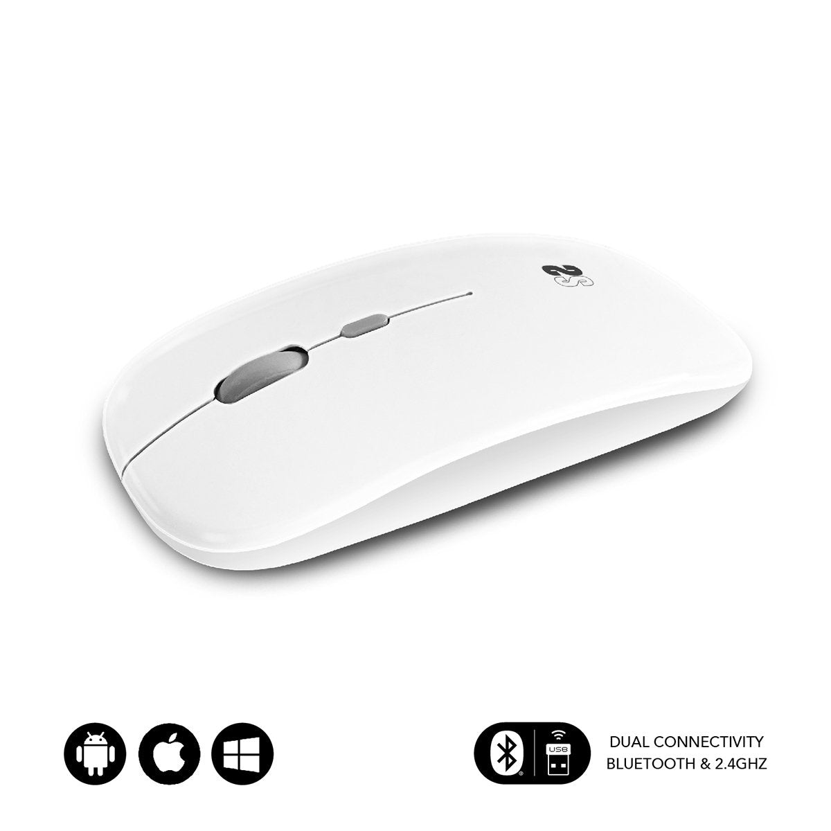 EAN 8436586742256 - SUBBLIM SUBMO-DFLAT21 ratón Oficina Ambidextro RF Wireless + Bluetooth + USB Type-A 1600 DPI imagen 1