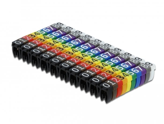 EAN 4043619183043 - DeLOCK 18304 abrazadera para cable Colores surtidos 100 pieza(s) imagen 2