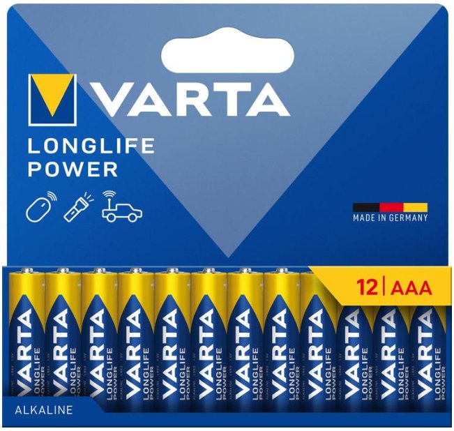 Varta Batterie Longlife Power Aaa Neu 12m.