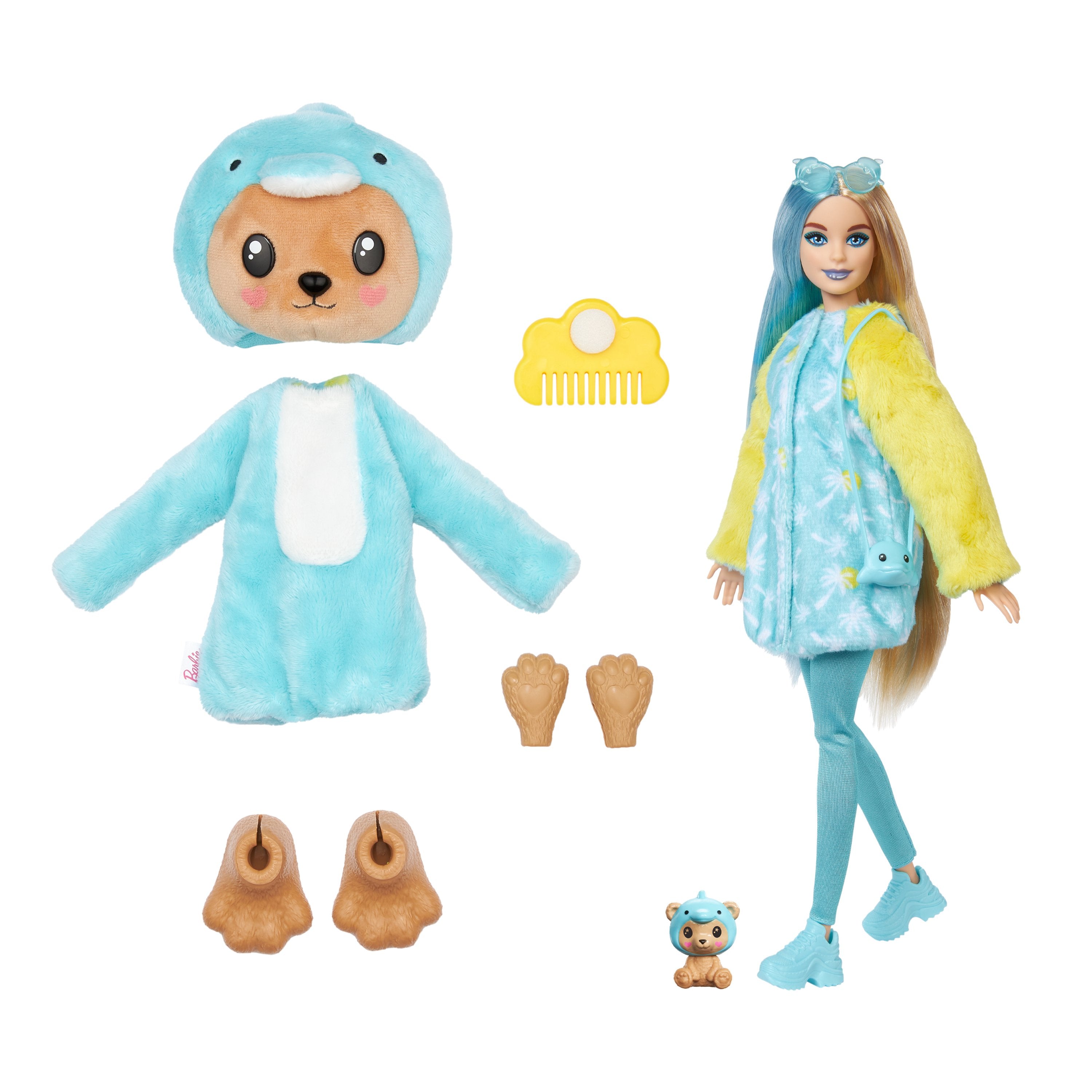 Muñeca Chelsea Cutie Reveal Serie Disfraces Osito Delfin Barbie