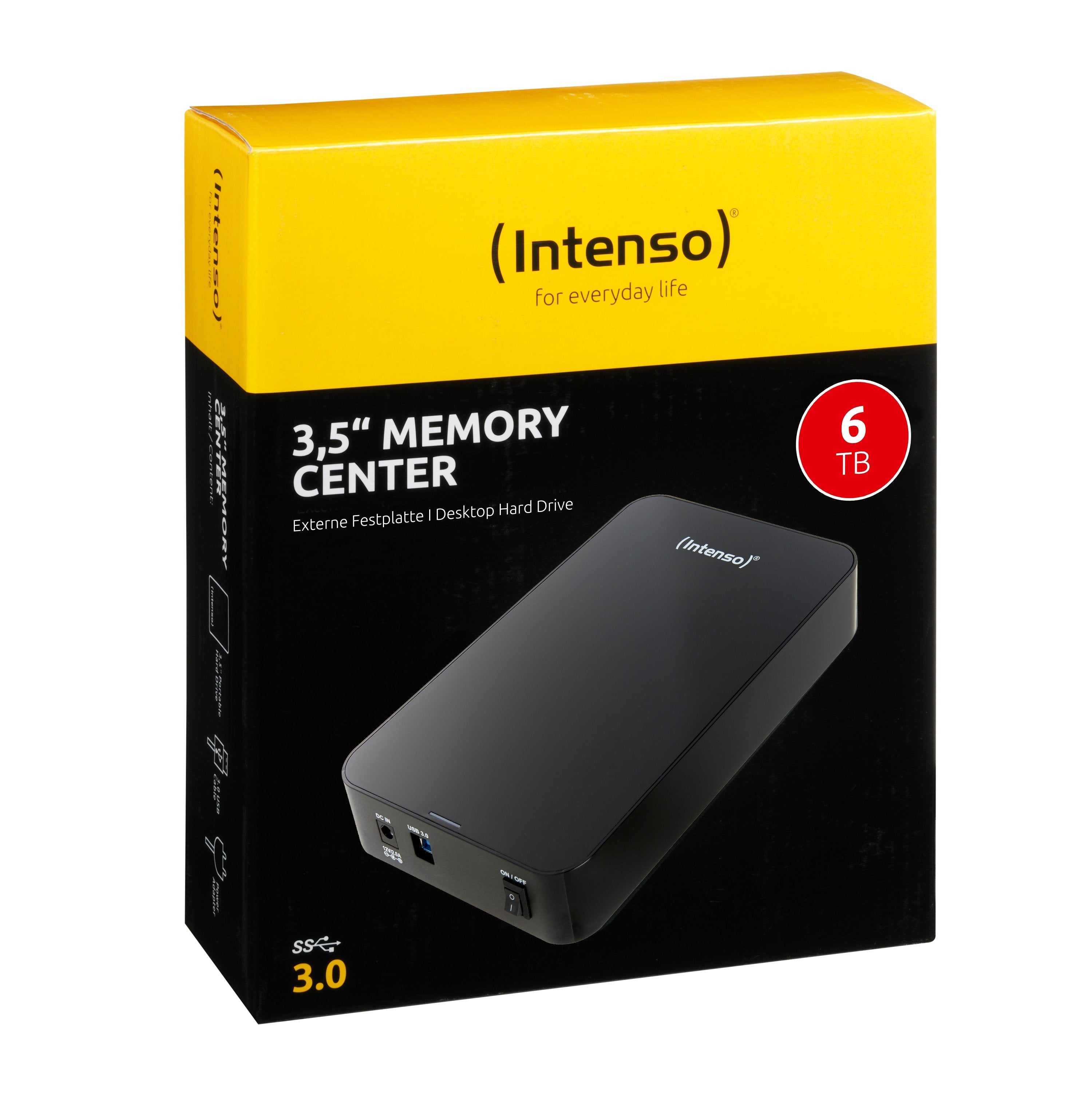 Disco Externo Hdd Intenso 6tb 3.5 Usb3.0 Negro