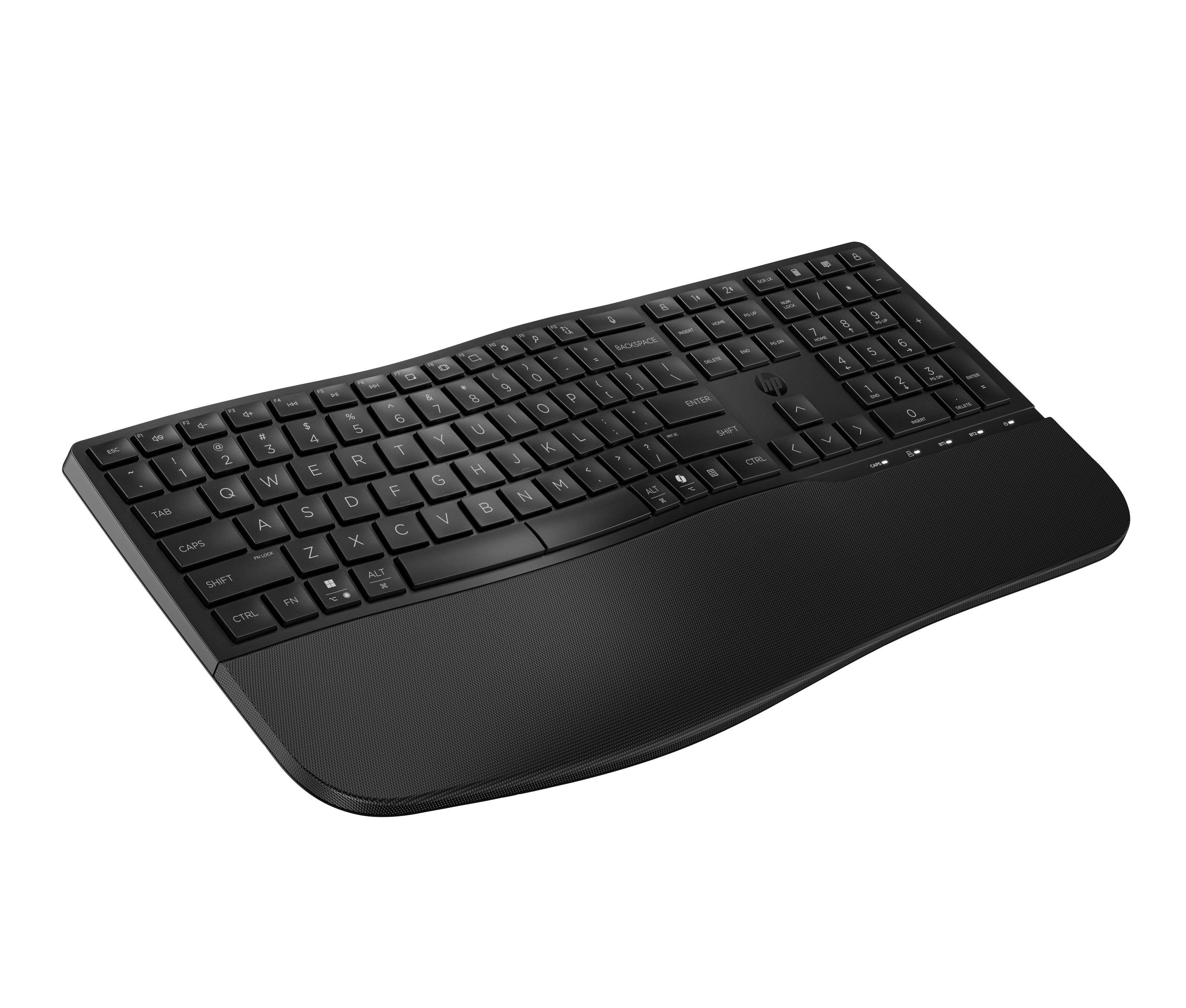 EAN 0197498231747 - HP 680 Comfort Dual-Mode Keyboard teclado Hogar RF Wireless + Bluetooth Negro imagen 2