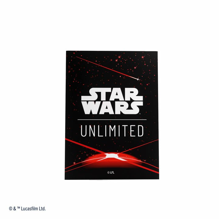 Star Wars Unlimited Art Sleeves Space Red