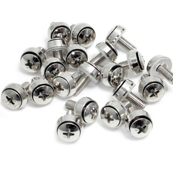 Startech Paquete 100 Tornillos Montaje M6x12mm