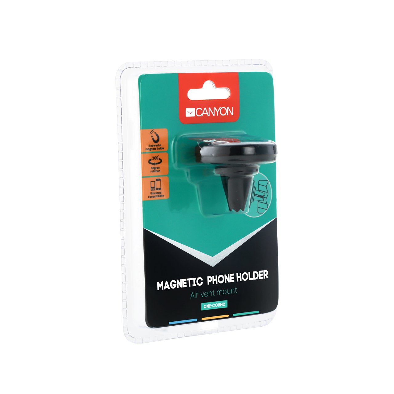 Canyon Car Holder Ch-2 Vent Magnetic Black
