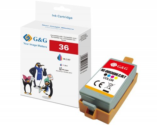 G&G Tinte Komp. Con Canon Cli-36 1511b001 Negro Color