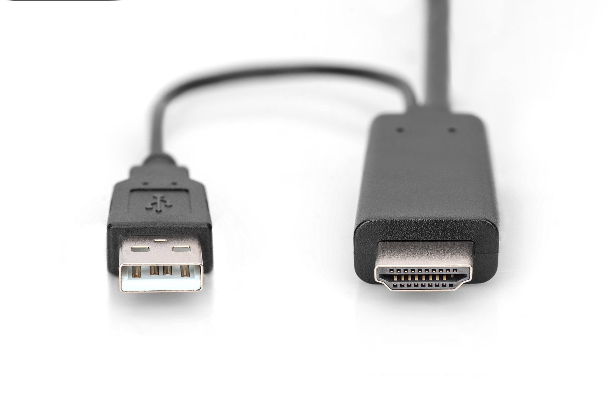 EAN 4016032481119 - Digitus AK-330111-020-S adaptador de cable de vídeo 2 m HDMI tipo A (Estándar) DisplayPort + USB Type-A N imagen 2