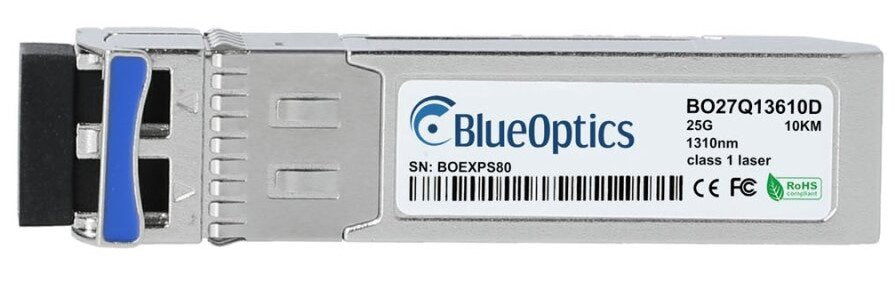 Blueoptics Jl486a Red Modulo Transceptor Fibra Óptica 25000 Mbit/S Sfp28 1310 Nm