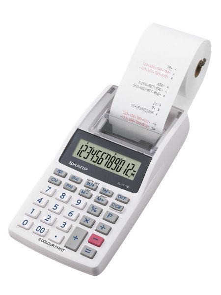 EAN 4974019965833 - Sharp EL-1611V calculadora Escritorio Calculadora financiera Gris, Blanco imagen 1