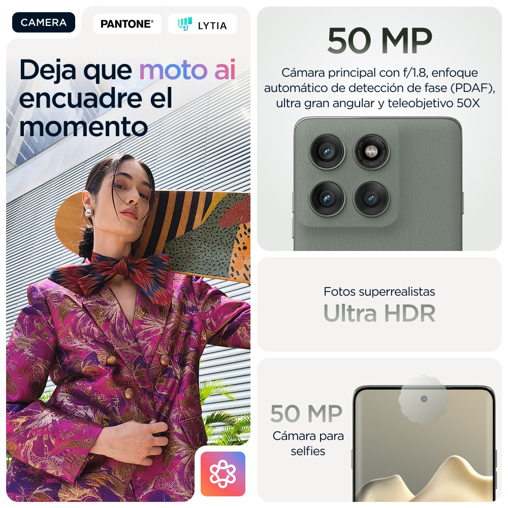 EAN 0840023288869 - Motorola edge 60 pro 16,9 cm (6.67") SIM doble Android 15 5G USB Tipo C 12 GB 512 GB 6000 mAh Gris imagen 15