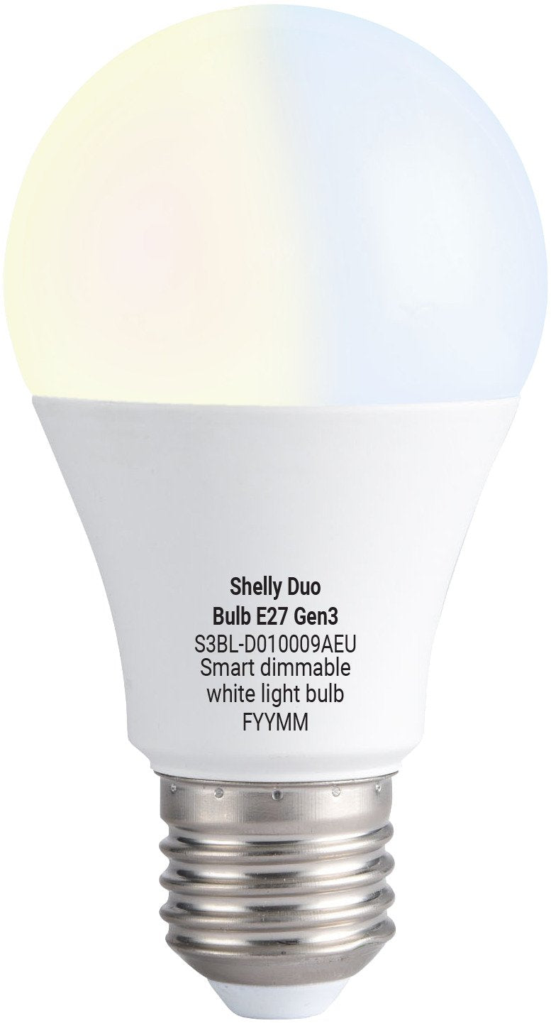 EAN 3800238073190 - Shelly Duo Gen3 E27 Bulb lámpara LED 6500 K imagen 1