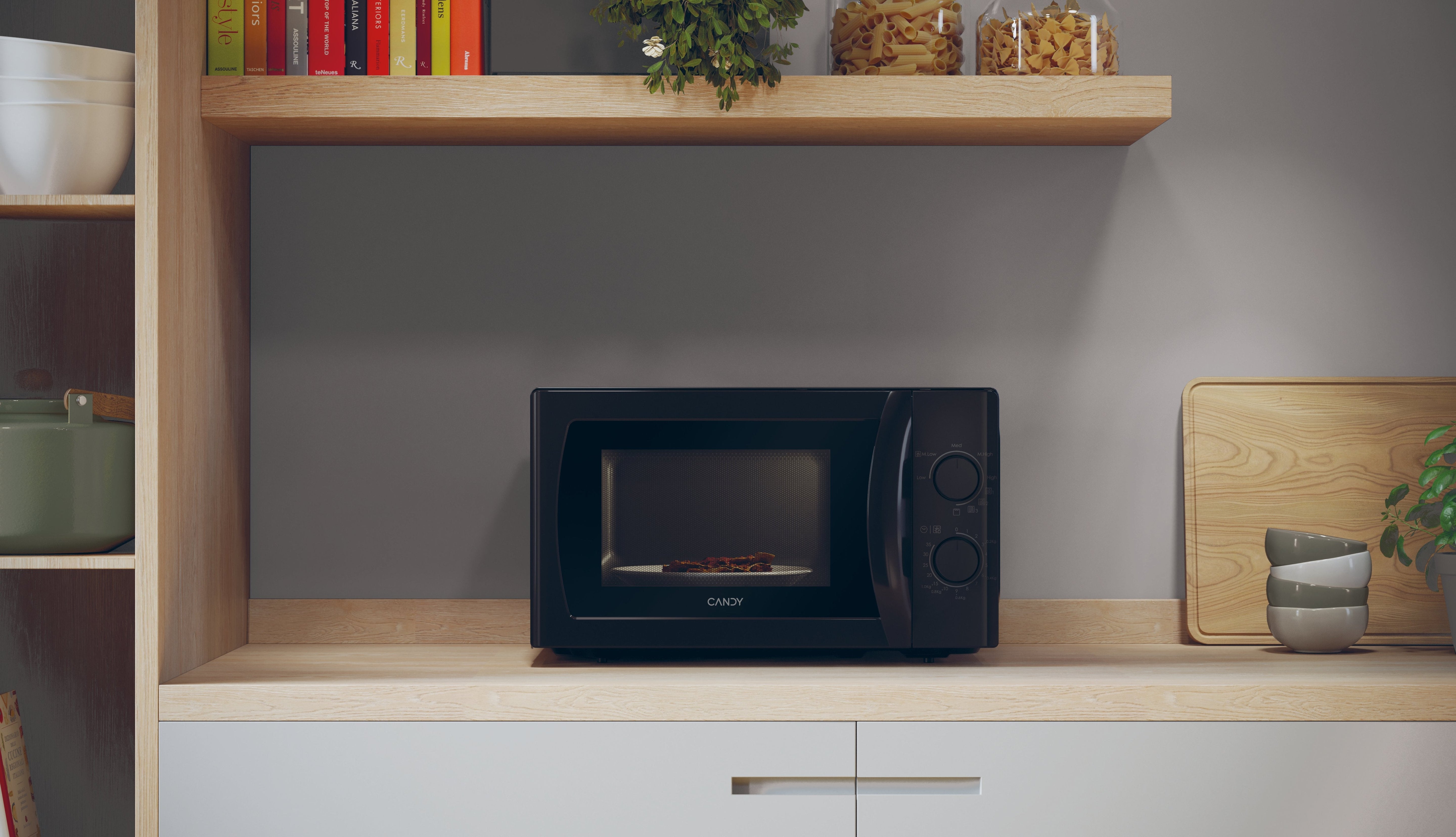 Microondas Candy Idea Cmg20smb Con Grill Negro 20 L 700 W