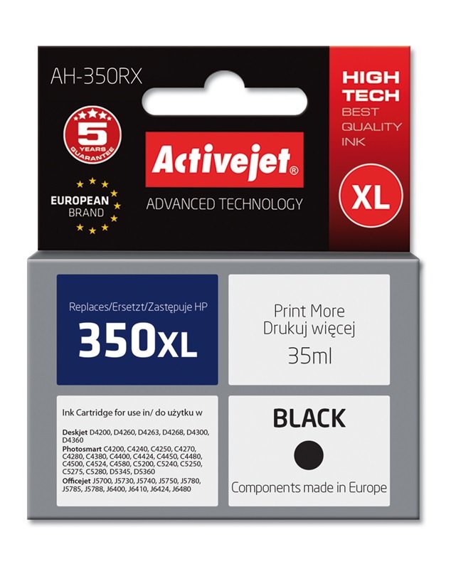 EAN 5901452125240 - Activejet AH-350RX cartucho de tinta 1 pieza(s) Compatible Alto rendimiento (XL) imagen 1
