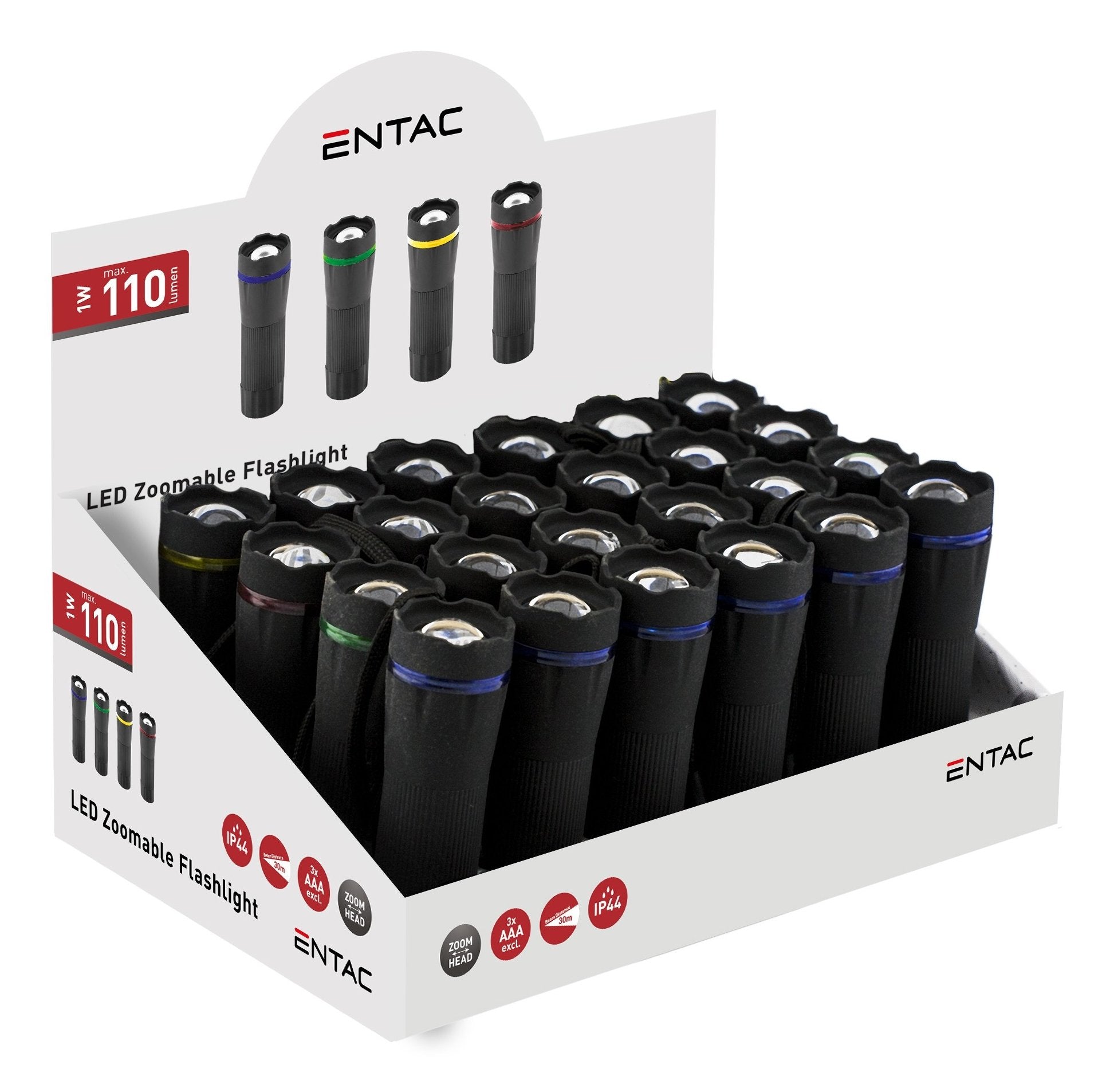 Entac Taschenlampe Zoom Kunmmoff Thekendisplay 24 Mück