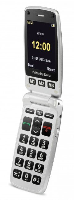 Doro Primo 413 6,1 Cm (2.4") 115 G Plata