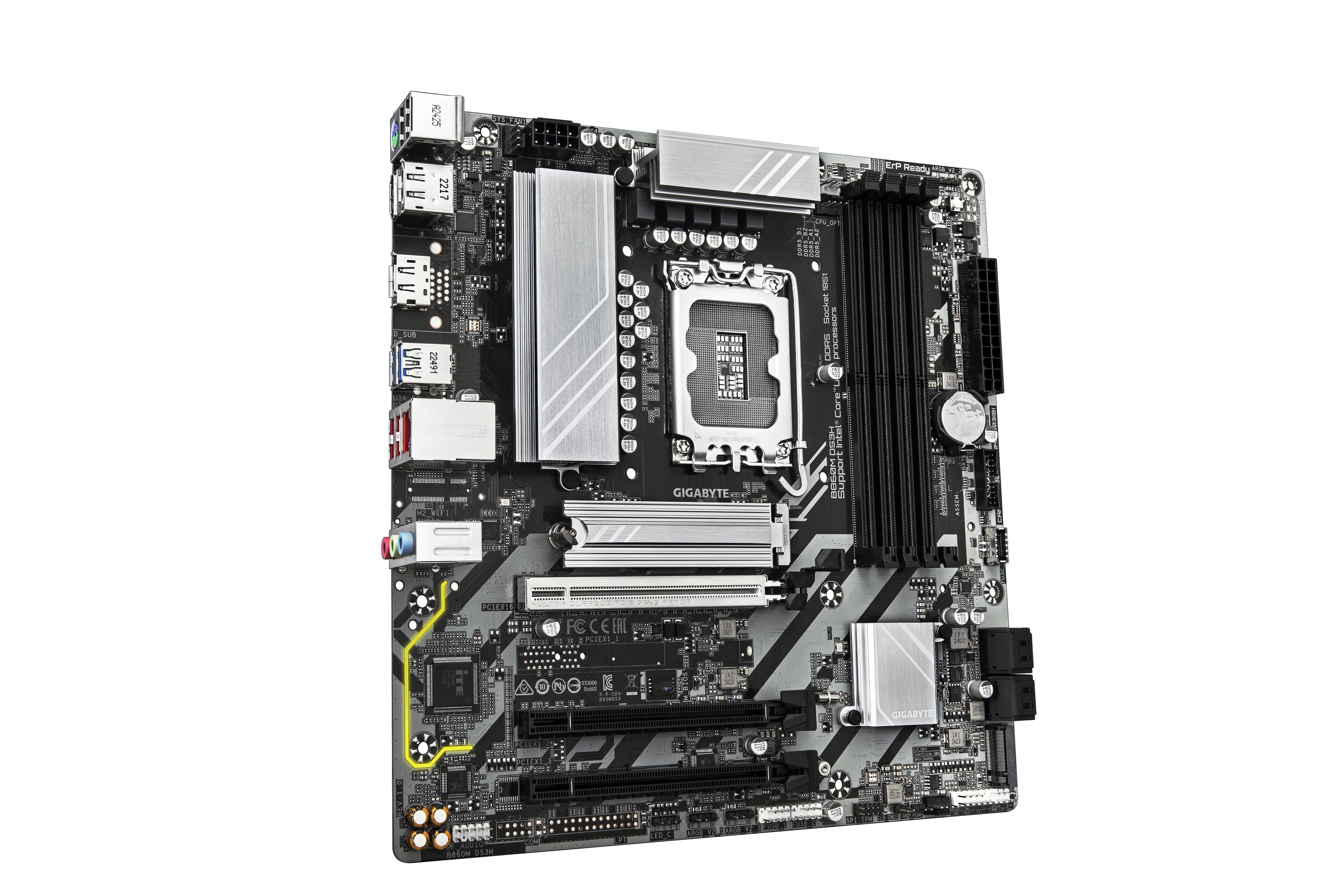EAN 4719331866709 - GIGABYTE B860M DS3H placa base Intel B860 LGA 1851 (Socket V1) micro ATX imagen 3