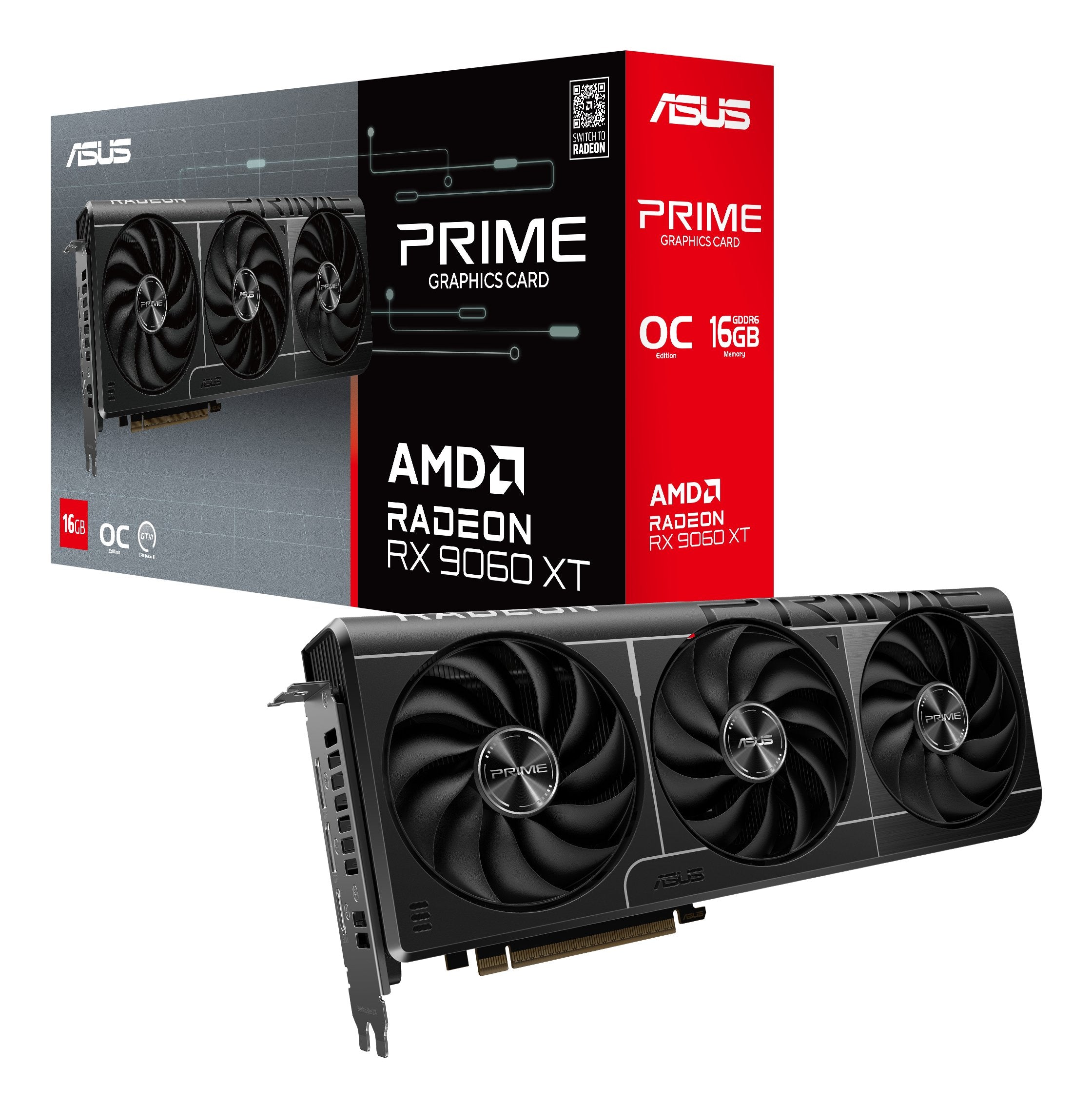 EAN 4711387994214 - ASUS Prime Radeon RX 9060 XT O16G AMD 16 GB GDDR6 imagen 10